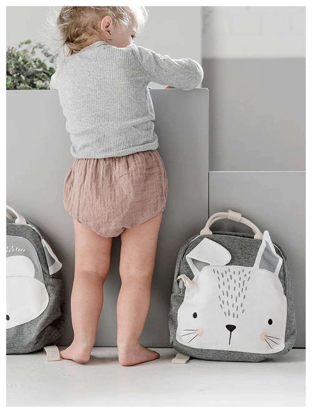 Children Backpack Toddler Kids School Bag For Baby Cute Bag Boy Girl Light Rabbit Butterfly Lion - ToylandEU