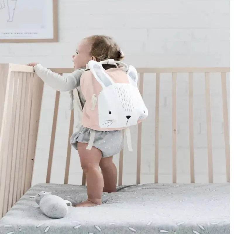 Children Backpack Toddler Kids School Bag For Baby Cute Bag Boy Girl Light Rabbit Butterfly Lion - ToylandEU
