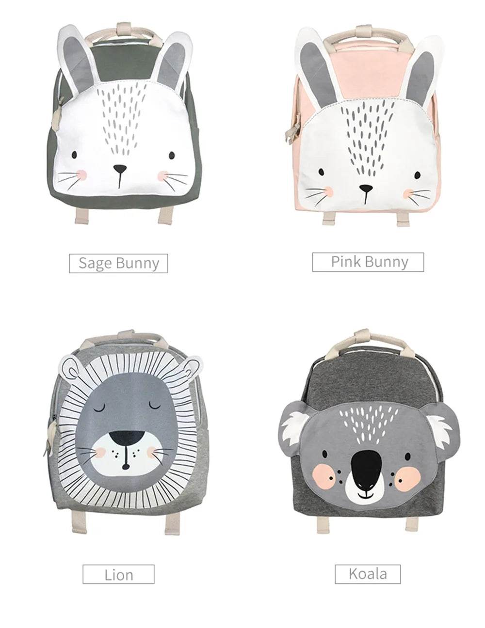 Children Backpack Toddler Kids School Bag For Baby Cute Bag Boy Girl Light Rabbit Butterfly Lion - ToylandEU