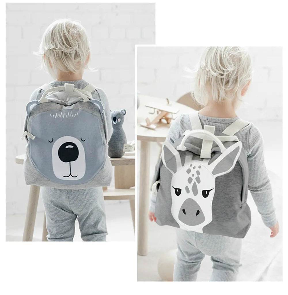 Children Backpack Toddler Kids School Bag For Baby Cute Bag Boy Girl Light Rabbit Butterfly Lion - ToylandEU