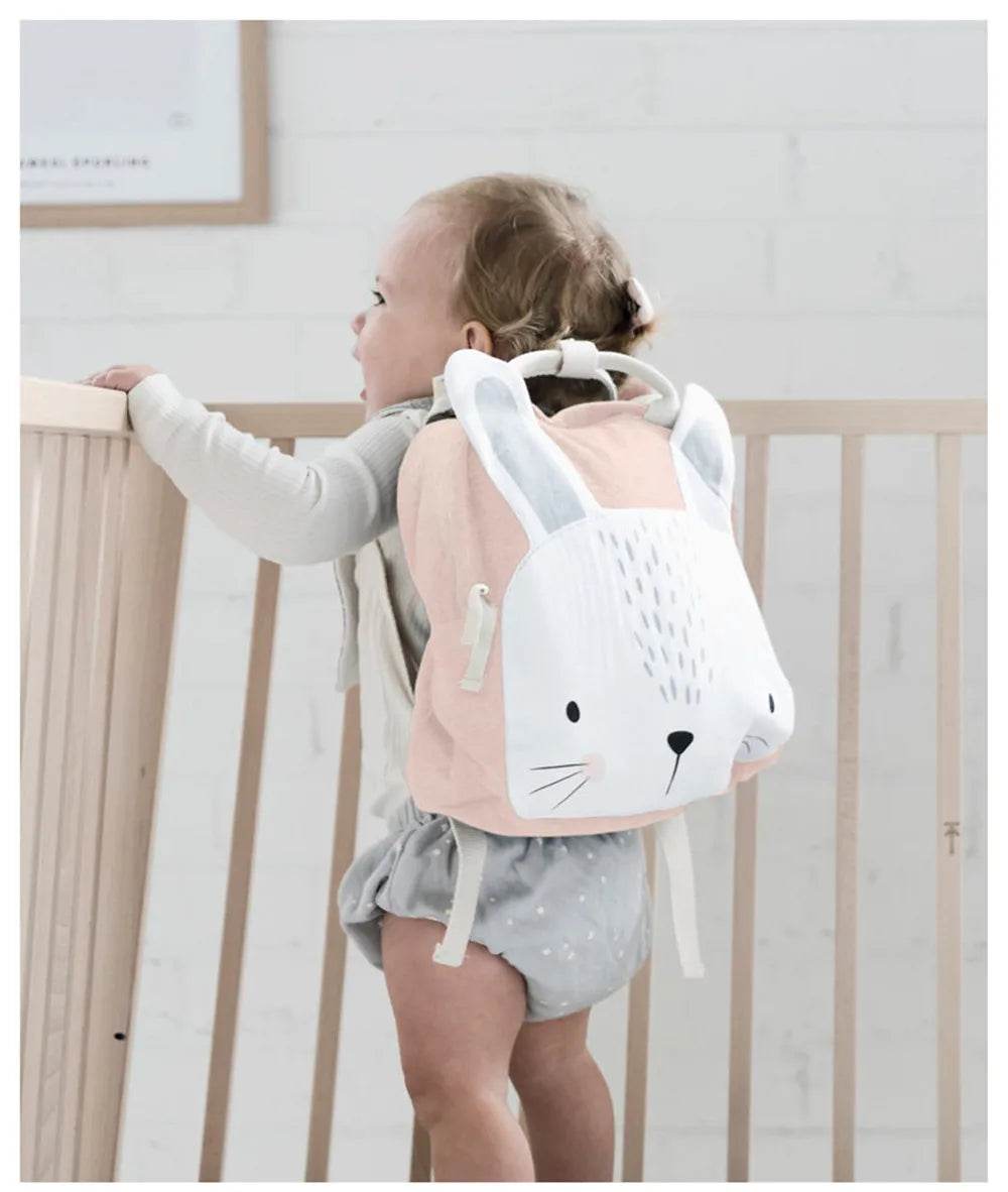 Children Backpack Toddler Kids School Bag For Baby Cute Bag Boy Girl Light Rabbit Butterfly Lion - ToylandEU