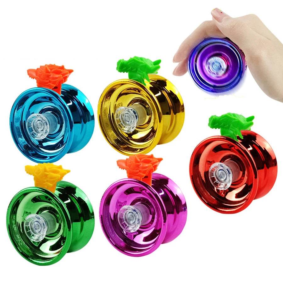 Children Beginners Professional Aluminum Metal Yoyo Ball Competitive Yoyoball Adult Kids Yoyoyoball with Accessories - ToylandEU