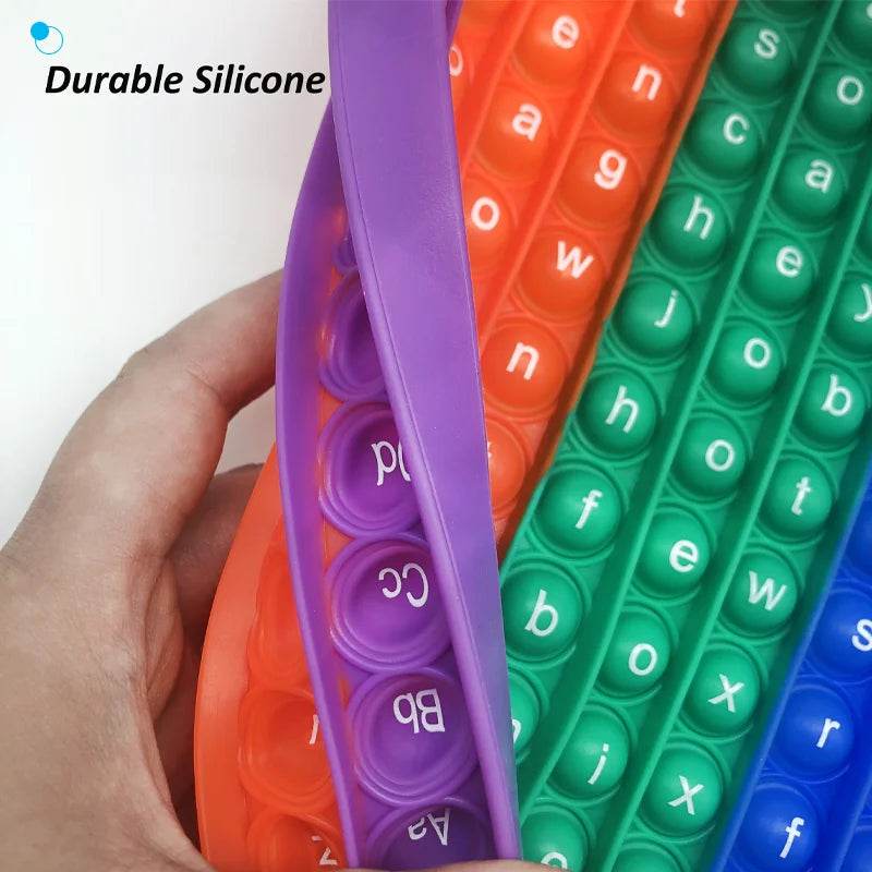 Children CVC Word Spelling Game Silicone Fidget Toy Set - ToylandEU