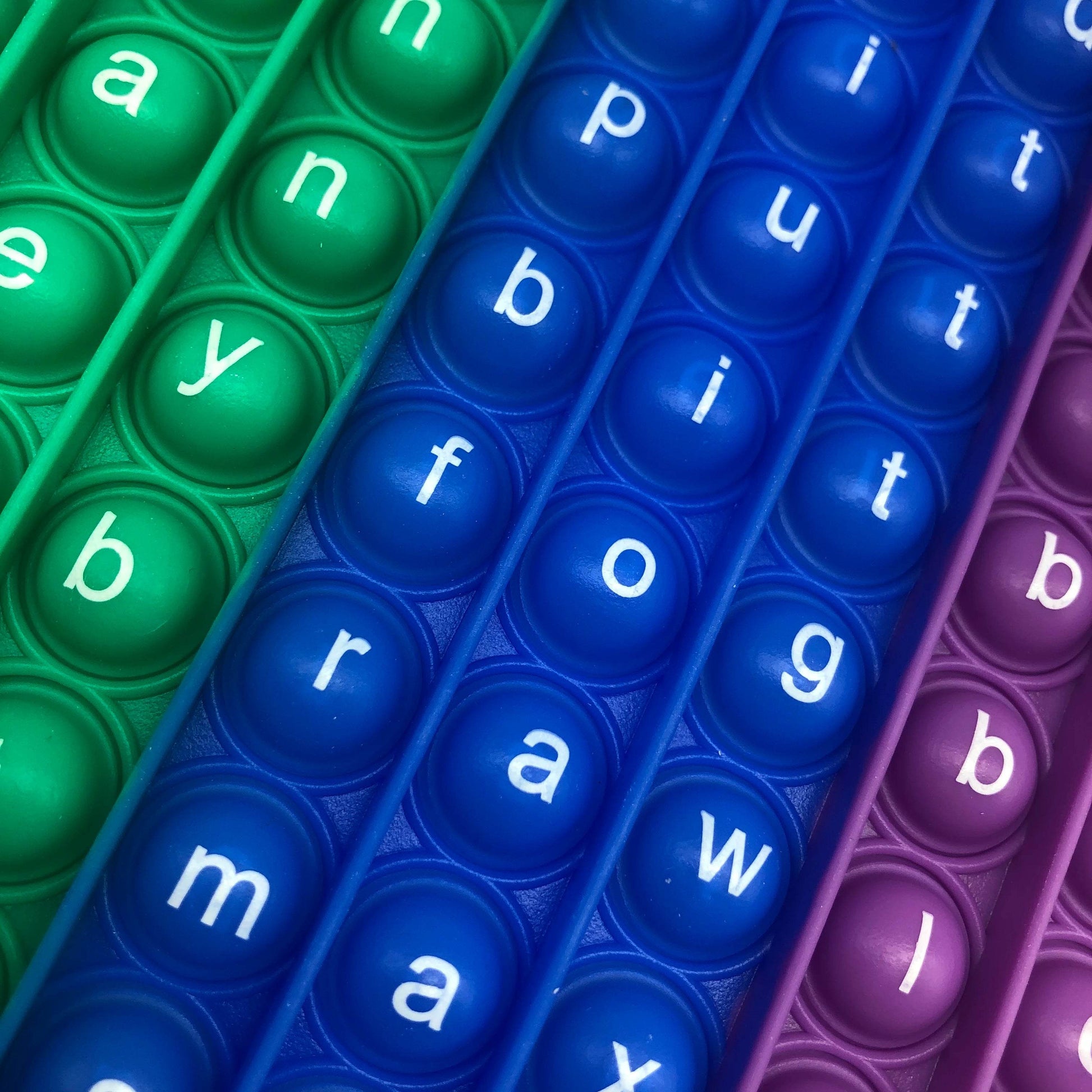 Children CVC Word Spelling Game Silicone Fidget Toy Set - ToylandEU