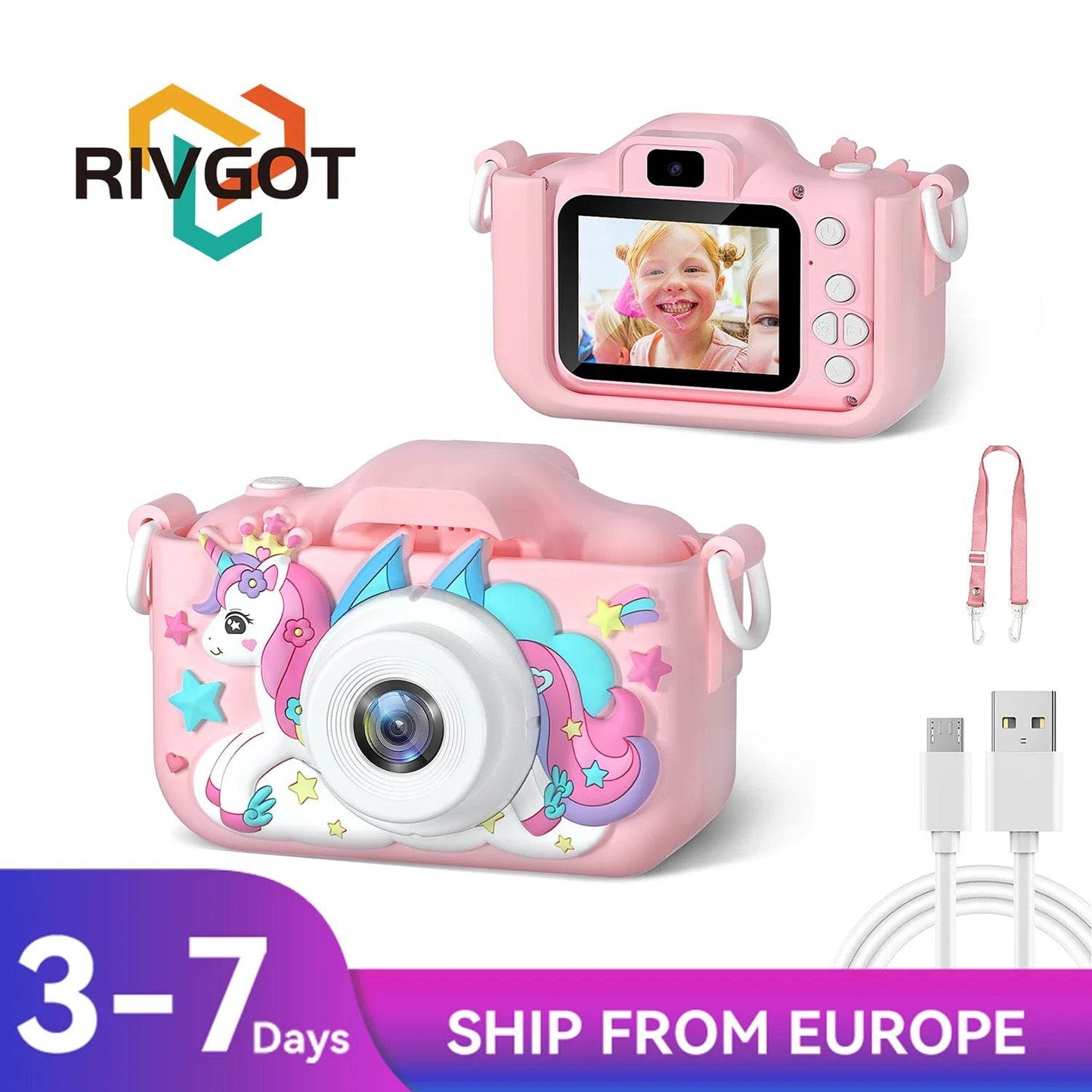 Children Camera 1080P HD Toddler Digital Video Camera - ToylandEU