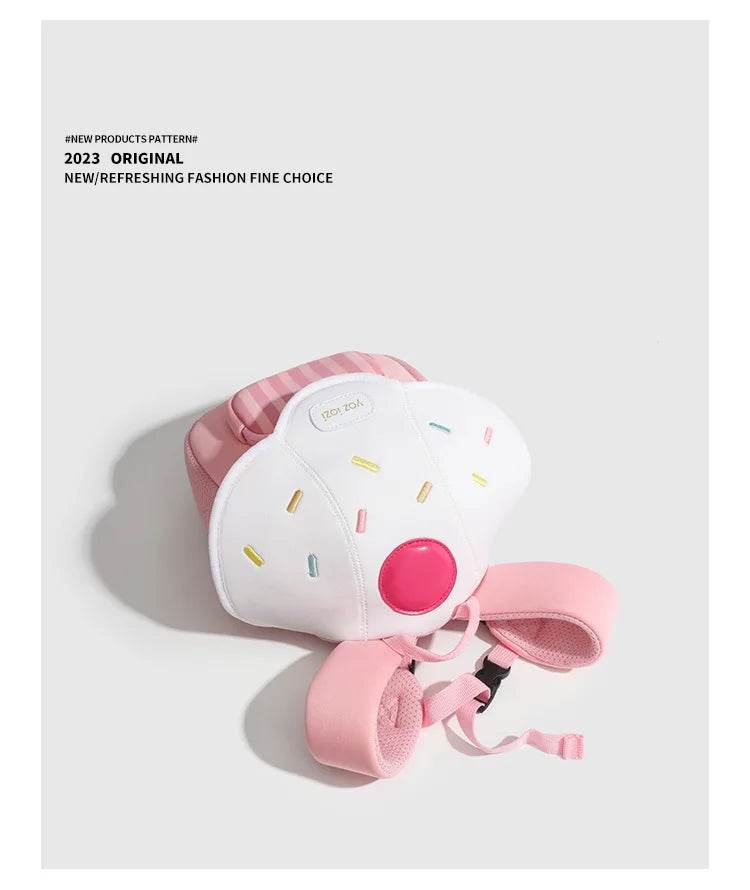 Children Cute Backpack Boys Girls Mushroom Style Schoolbag Kindergarten Preschool Baby Bag Kids Casual Soft Shoulders Pack - ToylandEU