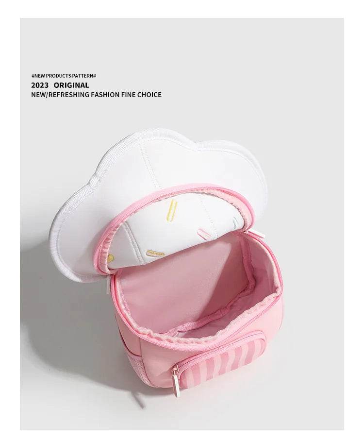 Children Cute Backpack Boys Girls Mushroom Style Schoolbag Kindergarten Preschool Baby Bag Kids Casual Soft Shoulders Pack - ToylandEU