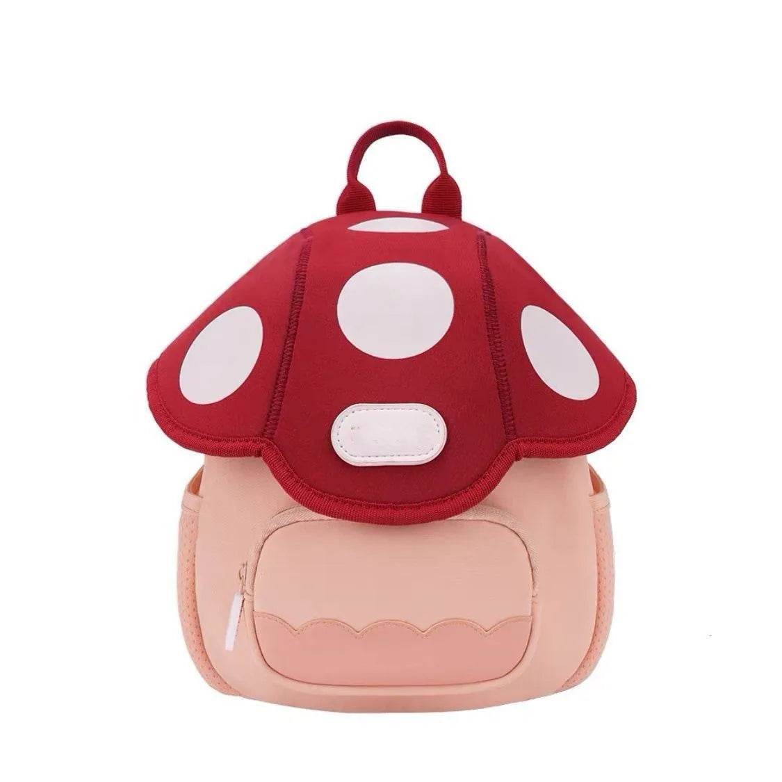Children Cute Backpack Boys Girls Mushroom Style Schoolbag Kindergarten Preschool Baby Bag Kids Casual Soft Shoulders Pack - ToylandEU