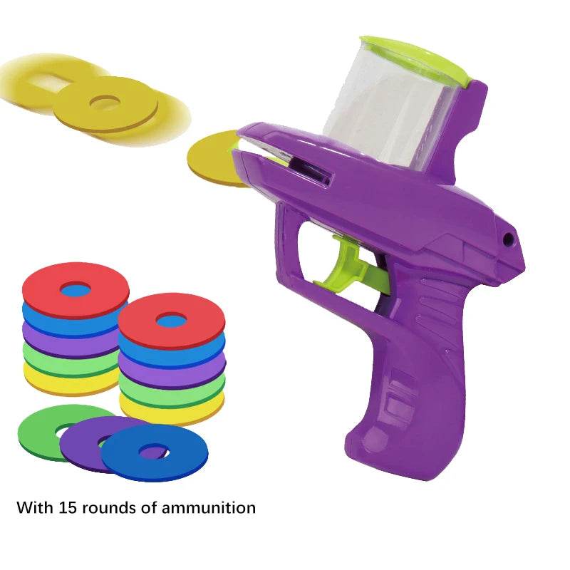 Children Flying Saucer Guns Carrot Flying Disc Launcher - ToylandEU