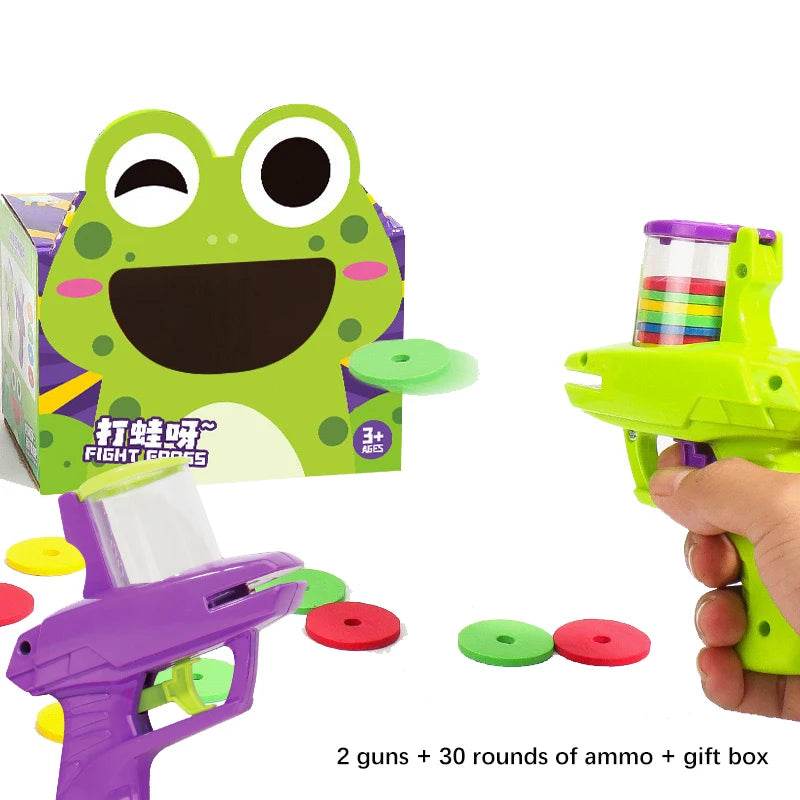 Children Flying Saucer Guns Carrot Flying Disc Launcher - ToylandEU