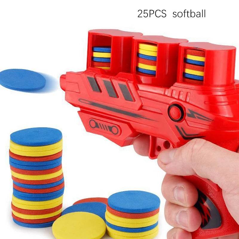 Children Flying Saucer Guns Carrot Flying Disc Launcher - ToylandEU