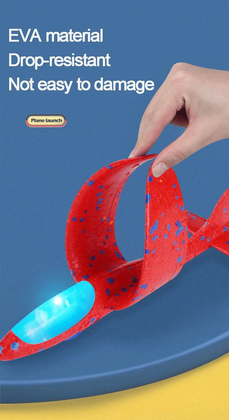 Children Foam Plane Launcher Toy Outdoor Catapult Gun - ToylandEU