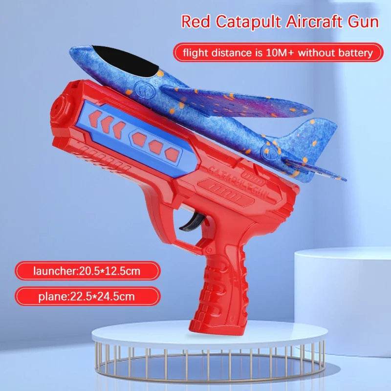 Children Foam Plane Launcher Toy Outdoor Catapult Gun - ToylandEU