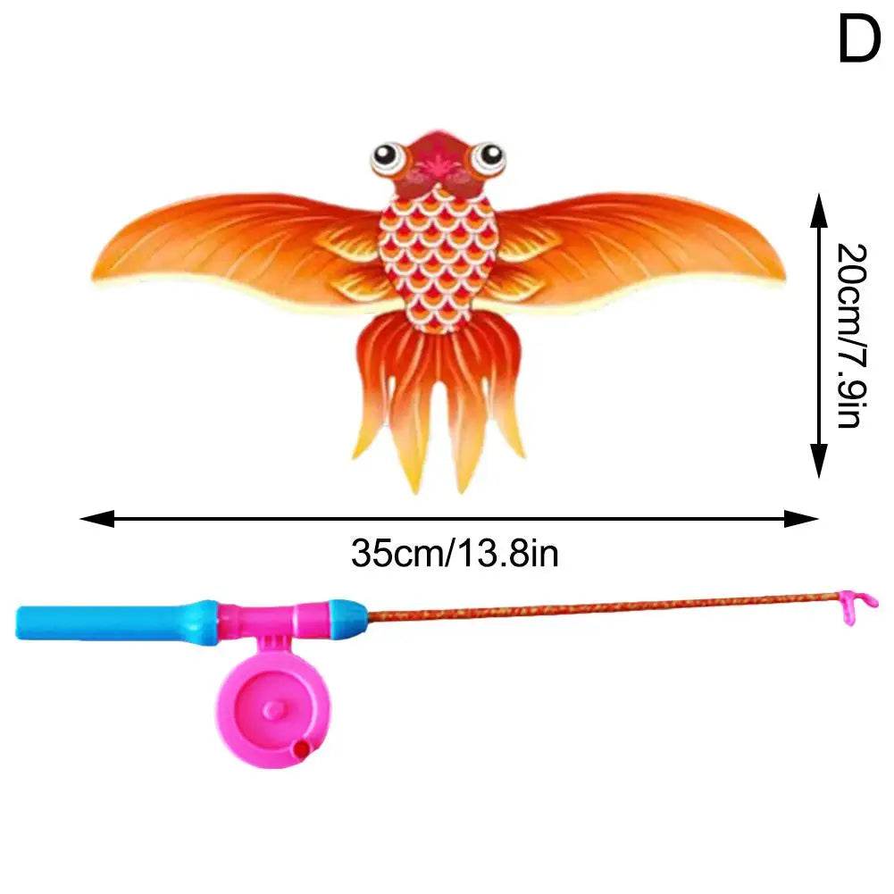 Children Kite Toy Cartoon Eagle Foldable Mini Kite Fun - ToylandEU