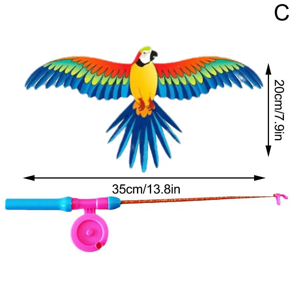 Children Kite Toy Cartoon Eagle Foldable Mini Kite Fun - ToylandEU