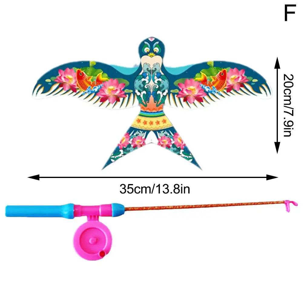 Children Kite Toy Cartoon Eagle Mini Plastic Outdoor Fun - ToylandEU