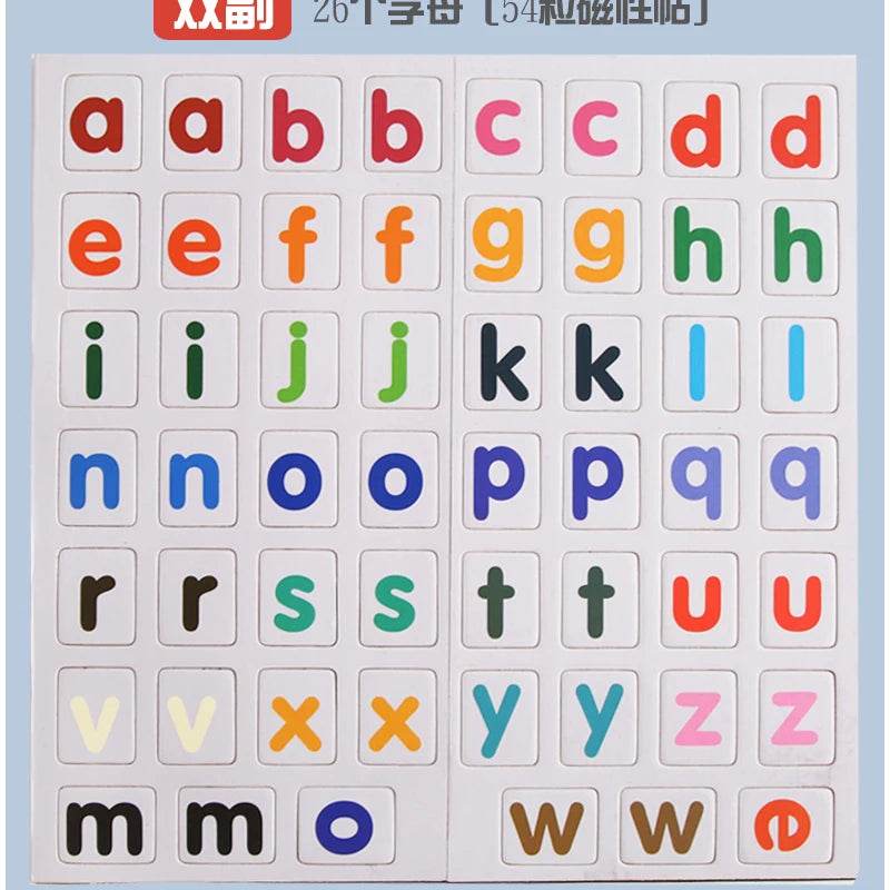 Children Magnetic Spelling Word Books Kids Montessori Game Learning Education English Writing Teaching Aids Alphabet Wooden Toys - ToylandEU
