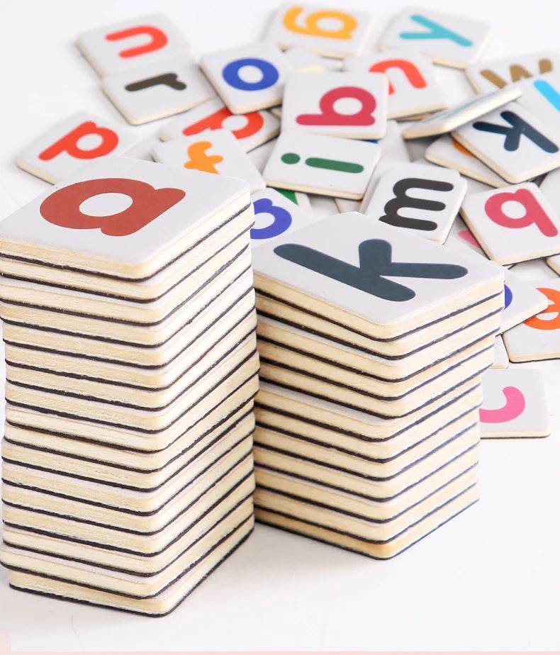 Children Magnetic Spelling Word Books Kids Montessori Game Learning Education English Writing Teaching Aids Alphabet Wooden Toys - ToylandEU