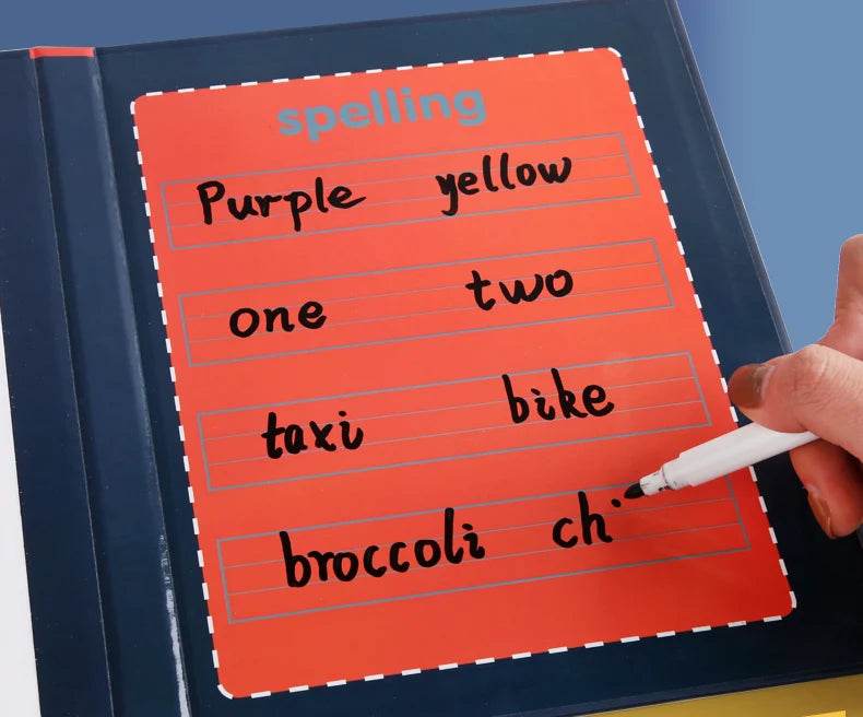 Children Magnetic Spelling Word Books Kids Montessori Game Learning Education English Writing Teaching Aids Alphabet Wooden Toys - ToylandEU