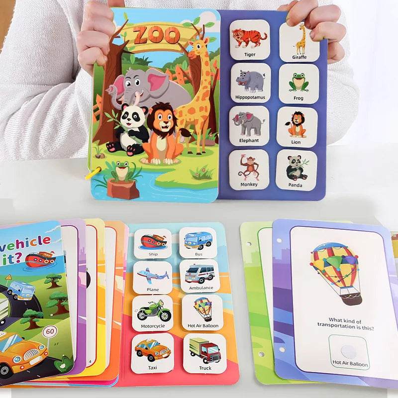 Children Early Education Quiet Busy Paste a Book Baby DIY Puzzle Sticker Montessori Toy Portable Educational Toy Sticker Book - ToylandEU