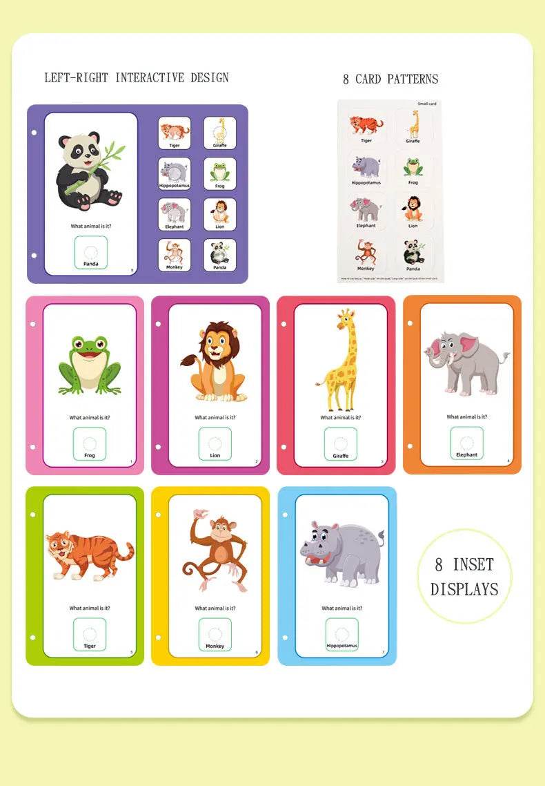 Children Early Education Quiet Busy Paste a Book Baby DIY Puzzle Sticker Montessori Toy Portable Educational Toy Sticker Book - ToylandEU
