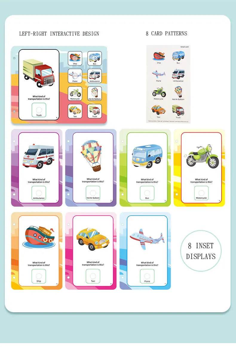 Children Early Education Quiet Busy Paste a Book Baby DIY Puzzle Sticker Montessori Toy Portable Educational Toy Sticker Book - ToylandEU