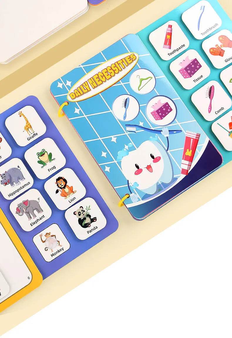 Children Early Education Quiet Busy Paste a Book Baby DIY Puzzle Sticker Montessori Toy Portable Educational Toy Sticker Book - ToylandEU