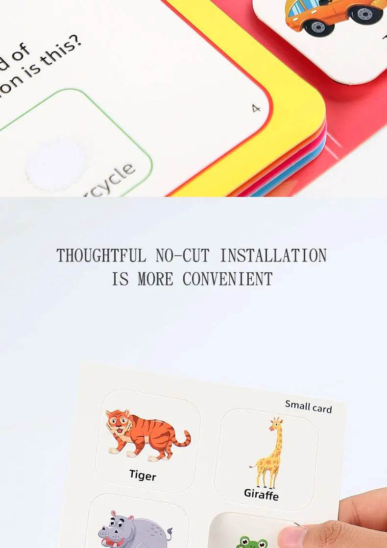 Children Early Education Quiet Busy Paste a Book Baby DIY Puzzle Sticker Montessori Toy Portable Educational Toy Sticker Book - ToylandEU