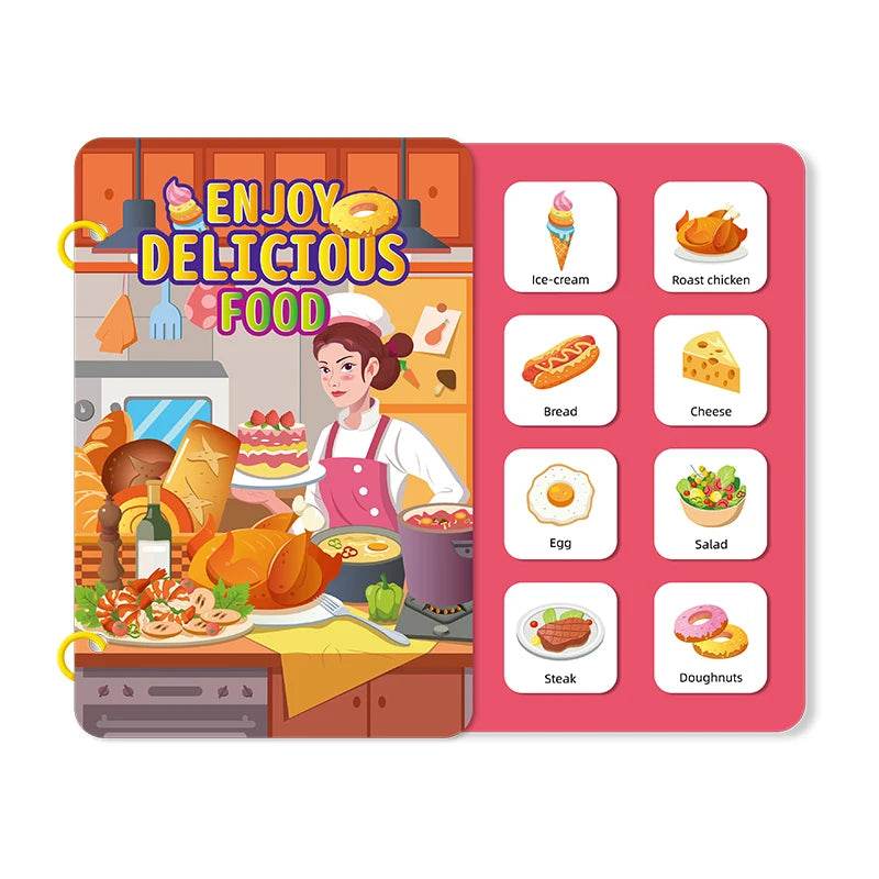 Children Early Education Quiet Busy Paste a Book Baby DIY Puzzle Sticker Montessori Toy Portable Educational Toy Sticker Book - ToylandEU