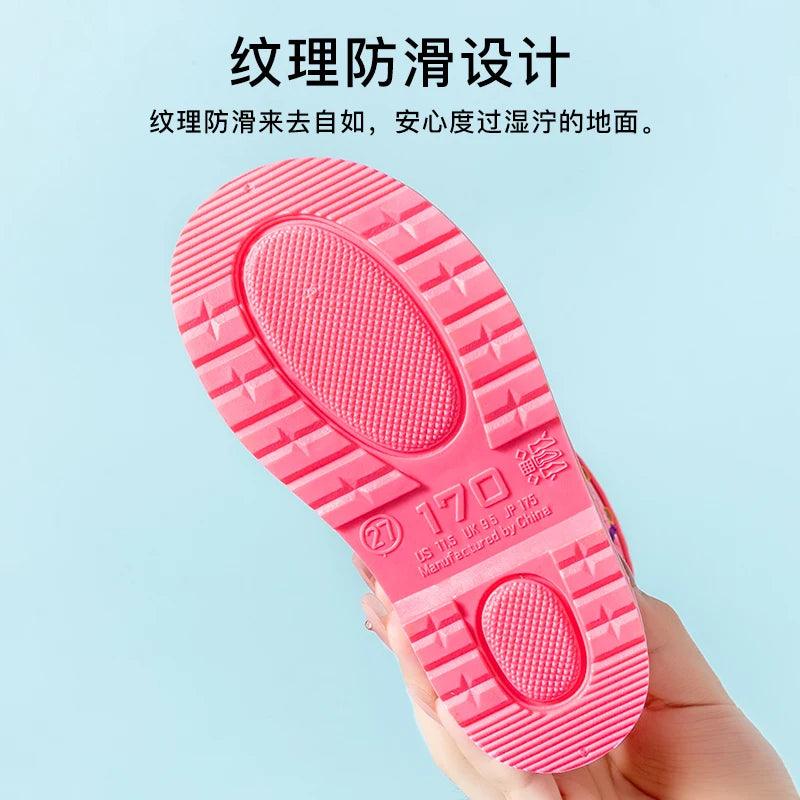 Children Pvc Rain Boots | Waterproof Slip-On | Toylandeu™