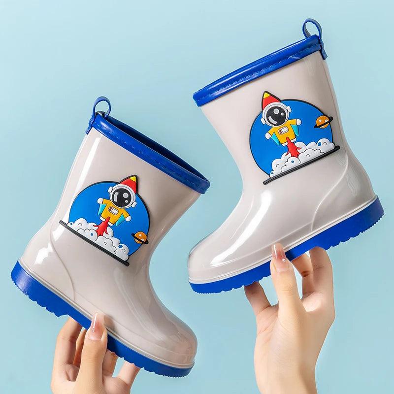 Children Pvc Rain Boots | Waterproof Slip-On | Toylandeu™