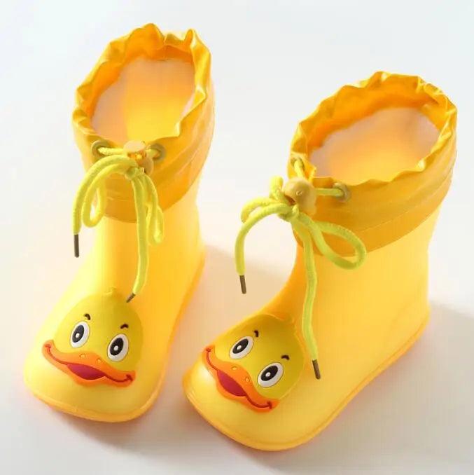 Children Rain Boots | Cartoon Animal Warm Liner | Toylandeu