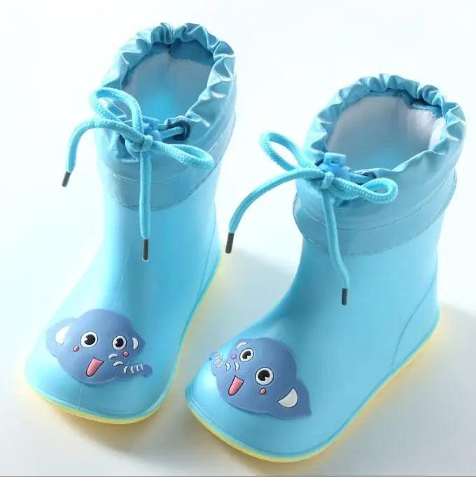 Children Rain Boots | Cartoon Animal Warm Liner | Toylandeu