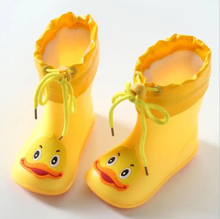 Children Rain Boots | Cartoon Animal Warm Liner | Toylandeu