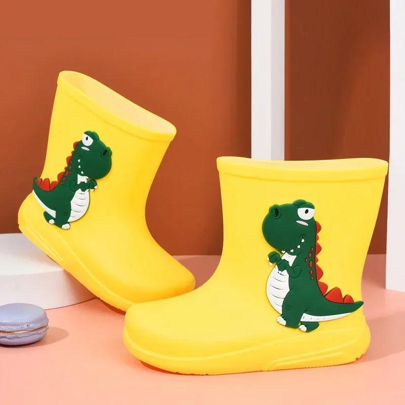 Children Rain Boots | Fleece Lined Lighted Sole | Toylandeu