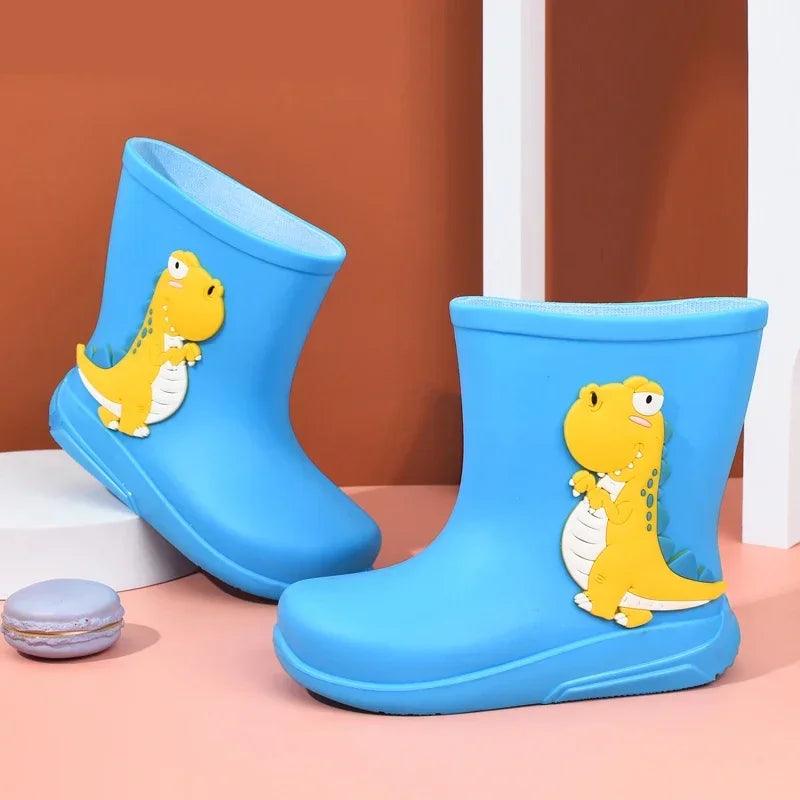 Children Rain Boots | Fleece Lined Lighted Sole | Toylandeu