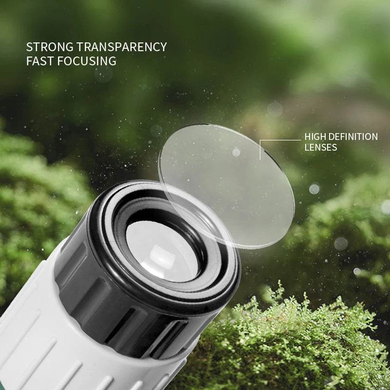 Children Science Biological 200x 600x 1200x Pocket Microscope Set Lab With LED Refined Instruments Montessori Education Toy - ToylandEU