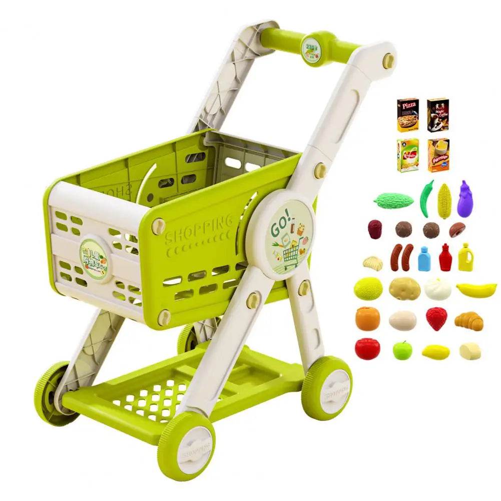 Children Shopping Cart Role-playing Kids Shopping Cart Toy - ToylandEU