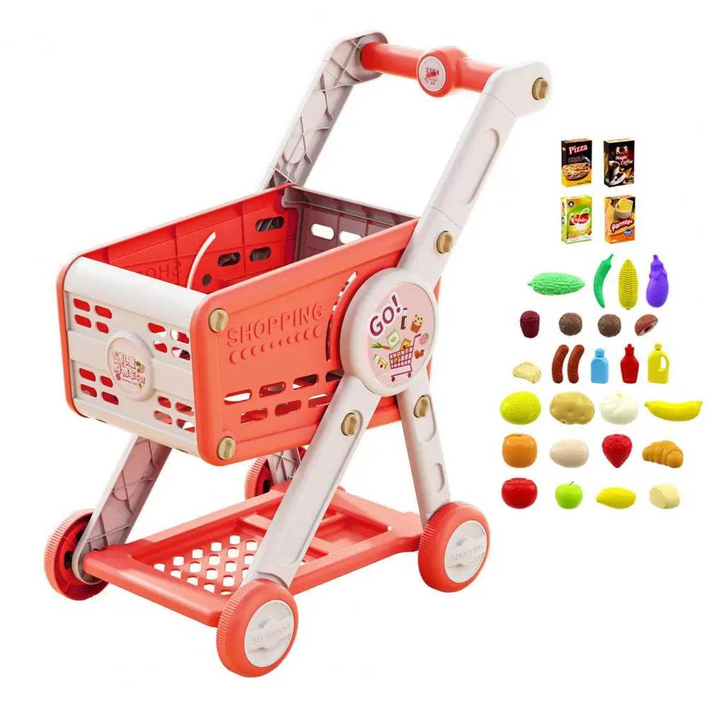 Children Shopping Cart Role-playing Kids Shopping Cart Toy - ToylandEU