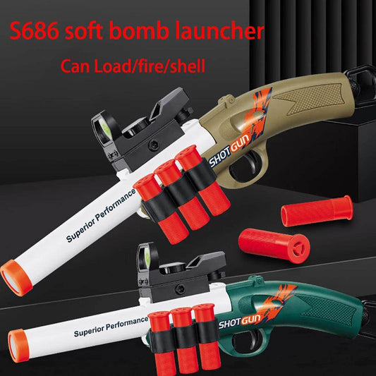 Children Toy S686 Shotgun Soft Bullet Pistol for Teens - ToylandEU