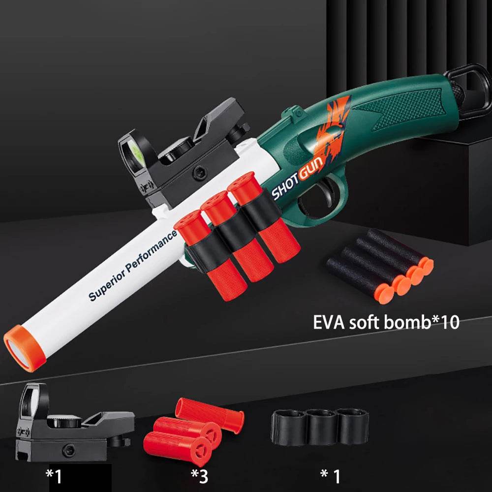 Children Toy S686 Shotgun Soft Bullet Pistol for Teens - ToylandEU