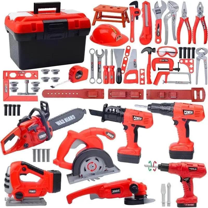  Children Toy Tool Kits Engineer Set Electric Drill Gift -  ToylandEU™