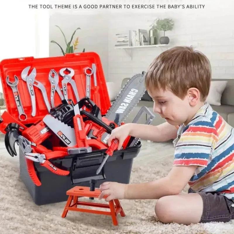  Children Toy Tool Kits Engineer Set Electric Drill Gift -  ToylandEU™