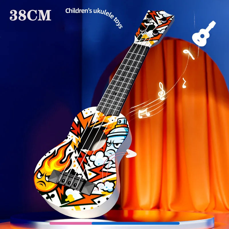 Children Ukulele Music Toy 4 Strings Learning Instrument for Kids - ToylandEU