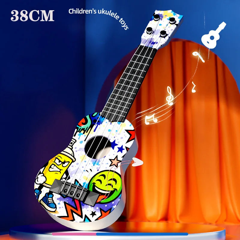 Children Ukulele Music Toy 4 Strings Learning Instrument for Kids - ToylandEU