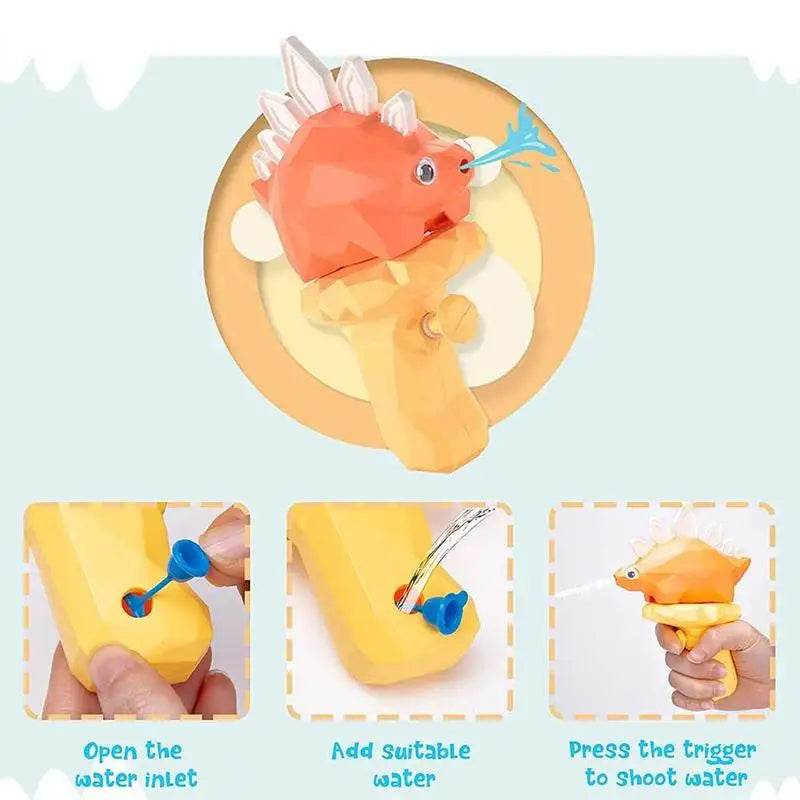 Children Water Gun Dinosaur Small Spray Guns Outdoor Toys - ToylandEU