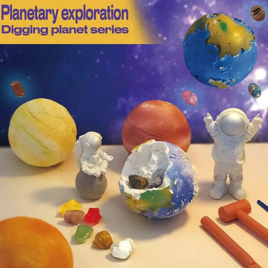  Children's Archaeology Digging Treasure Planet Gem Ore Exploration of The Solar System Mining Science Education Educational Toys -  ToylandEU™