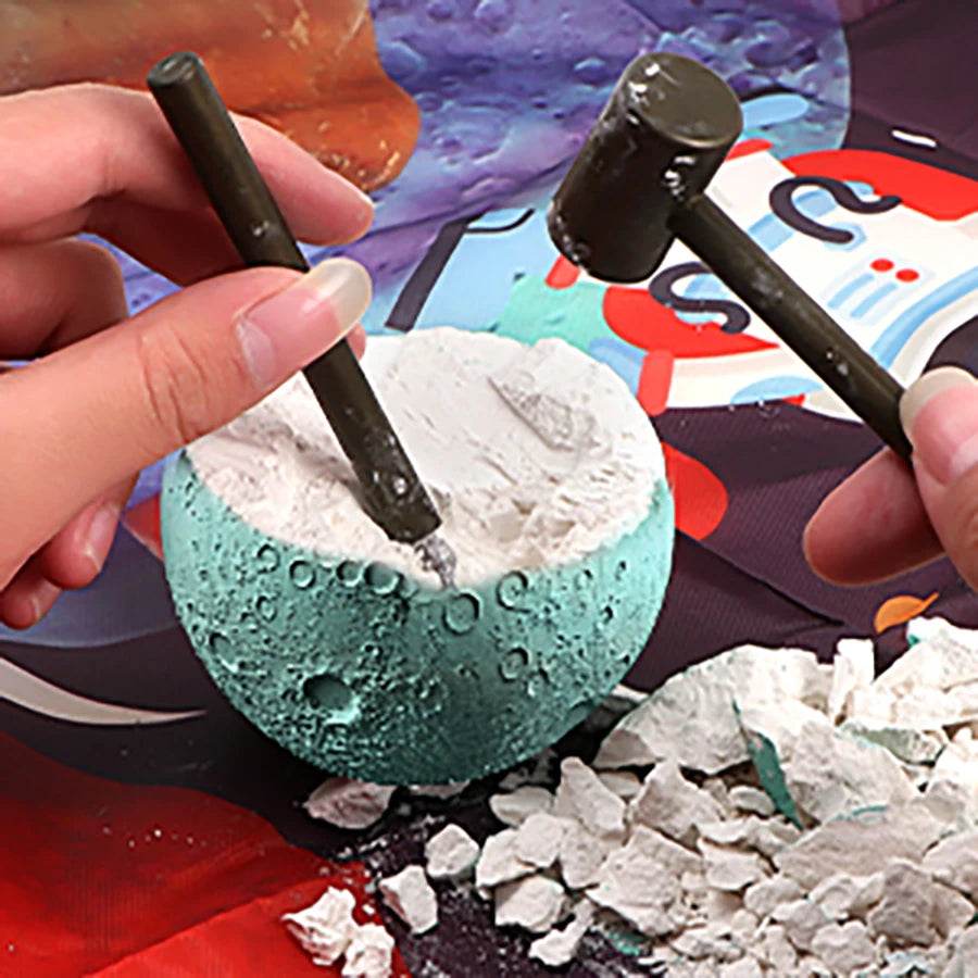 Children's Archaeology Digging Treasure Planet Gem Ore Exploration of The Solar System Mining Science Education Educational Toys - ToylandEU
