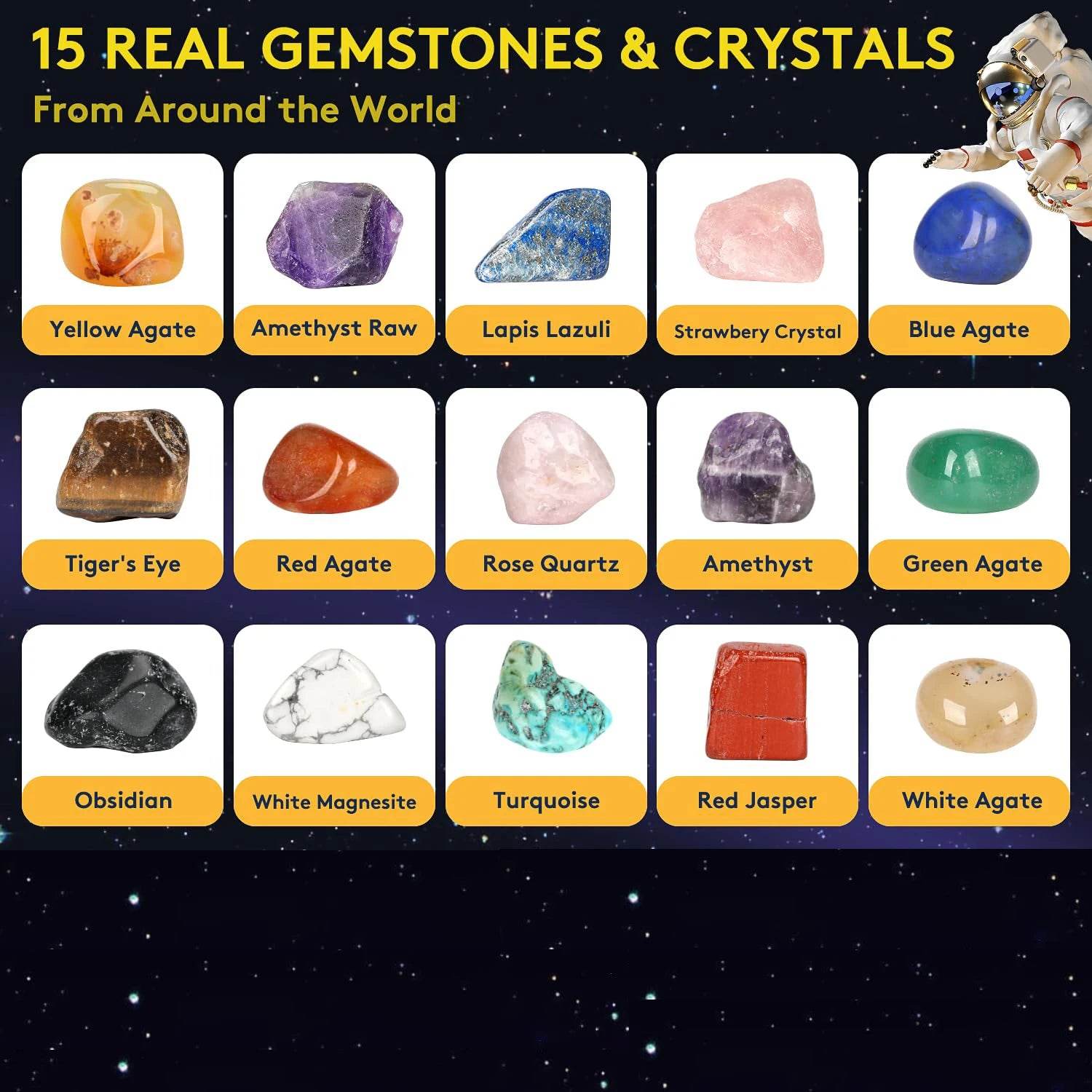 Children's Archaeology Digging Treasure Planet Gem Ore Exploration of The Solar System Mining Science Education Educational Toys - ToylandEU