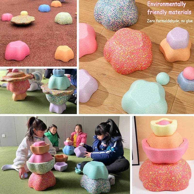 Children's Balance Training Foam Step Sensory Tube Toys - ToylandEU